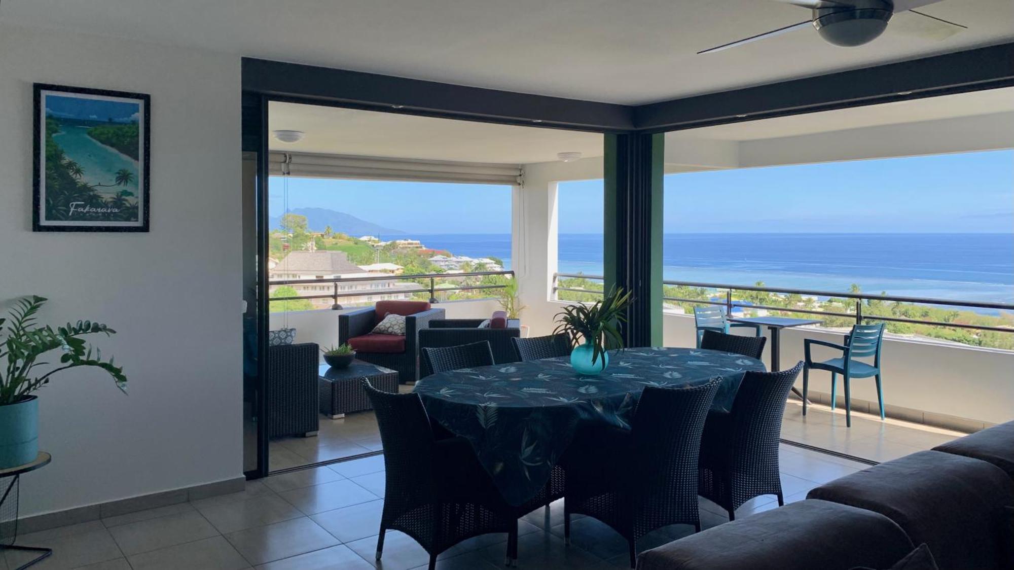 パペーテKaili Ocean View Luxury 2Br Ac Throughout Fiber Wifi & Poolアパートメント エクステリア 写真
