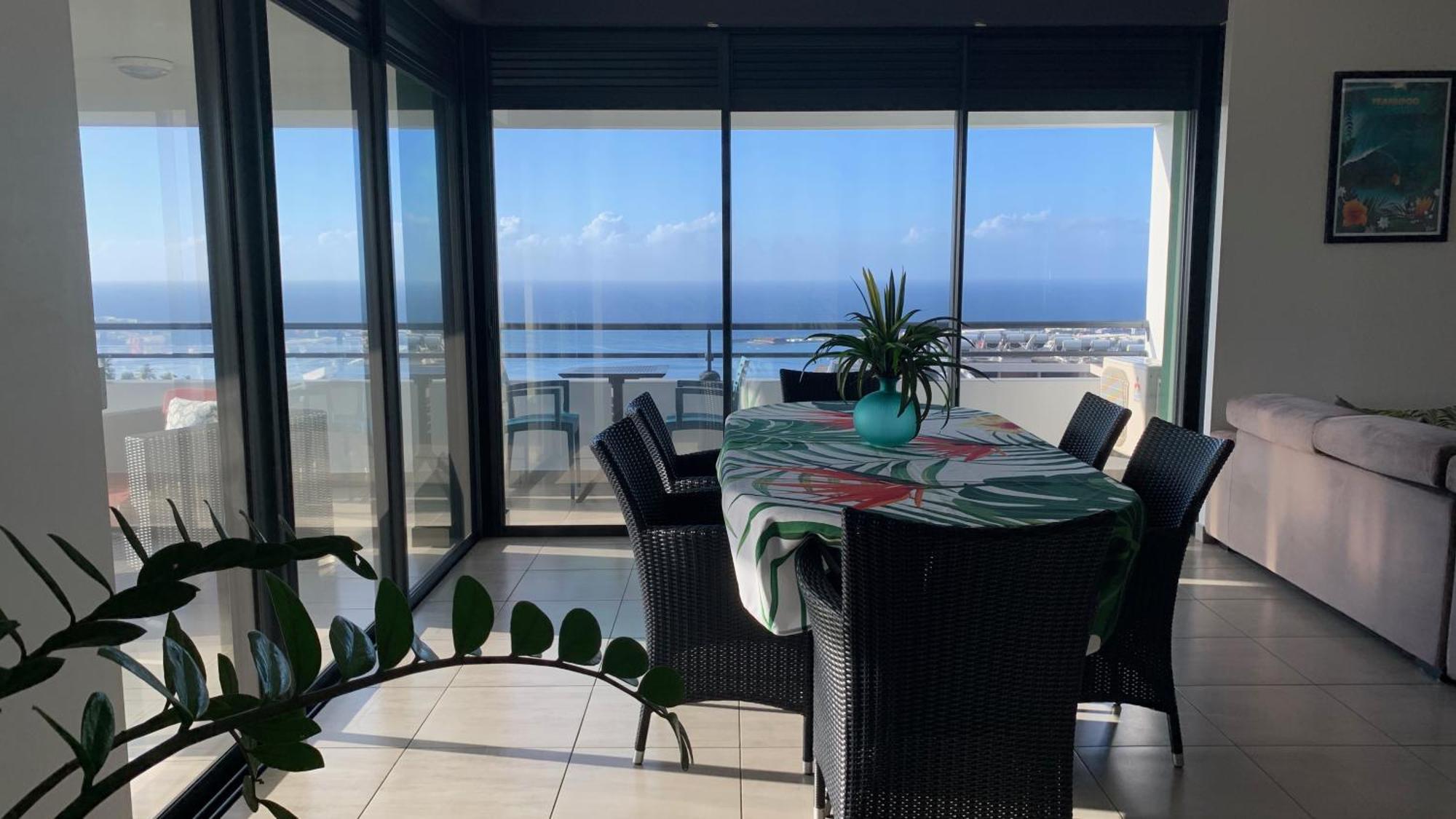 パペーテKaili Ocean View Luxury 2Br Ac Throughout Fiber Wifi & Poolアパートメント エクステリア 写真