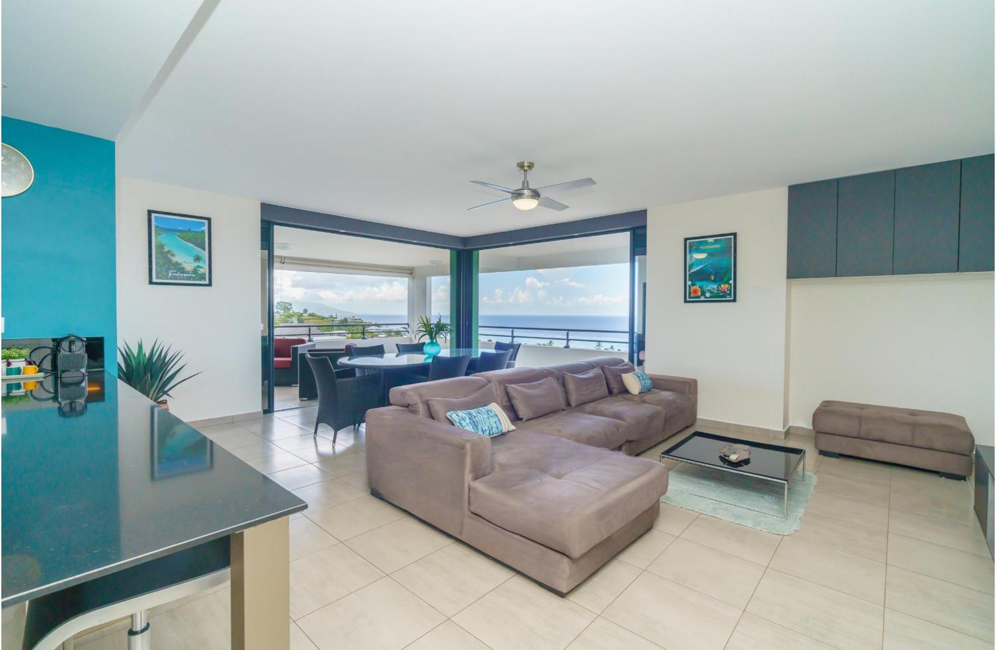 パペーテKaili Ocean View Luxury 2Br Ac Throughout Fiber Wifi & Poolアパートメント エクステリア 写真